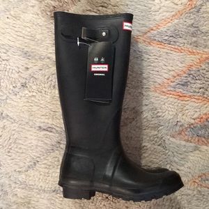 NWT tall Hunter Wellington boots, size 7